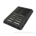 Black nodular cast iron ditch cover drain grille